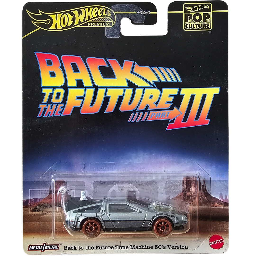 Hot Wheels Premium - Back To The Future Time Machine 50's Version