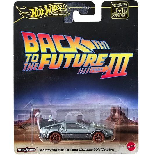 Hot Wheels Premium - Back To The Future Time Machine 50's Version