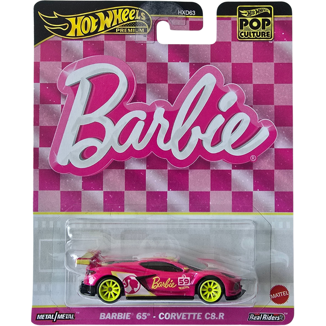 Hot Wheels Premium - Barbie 65th - Corvette C8.R