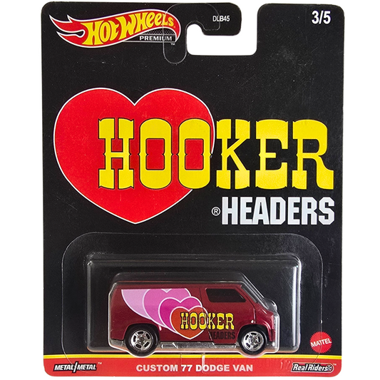Hot Wheels Premium - Custom 77 Dodge Van (Hooker Headers)