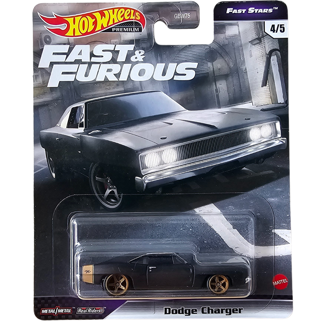 Hot Wheels Premium - Dodge Charger (Fast & Furious) (Fast Stars)