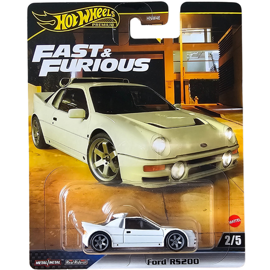 Hot Wheels Premium - Ford RS200 (Fast & Furious)