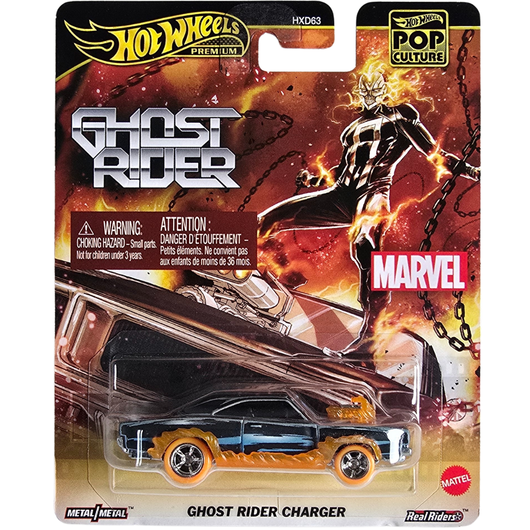 Hot Wheels Premium - Ghost Rider Charger (Marvel)