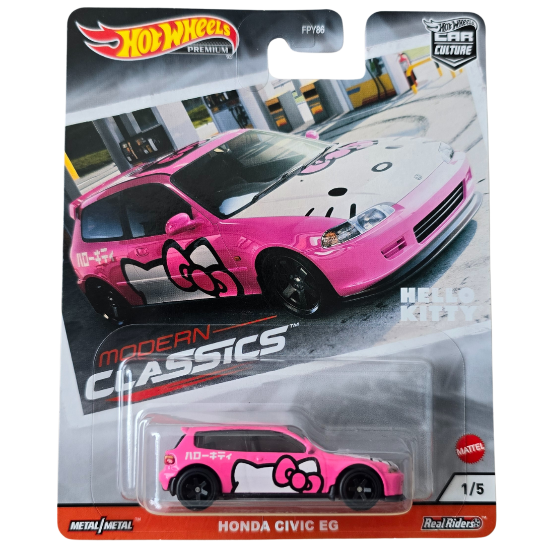 Hot Wheels Premium - Honda Civic EG (Hello Kitty)