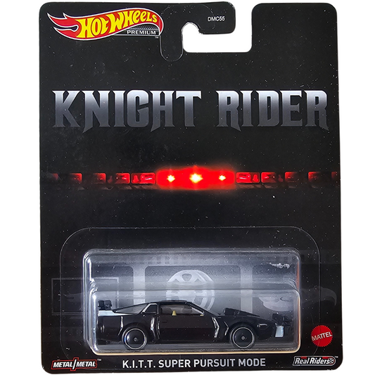 Hot Wheels Premium - K.I.T.T. Super Pursuit Mode (Knight Rider)