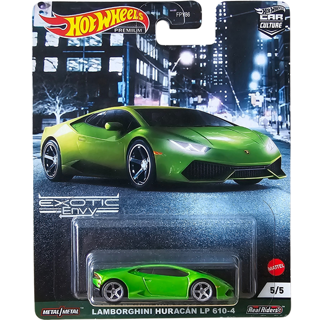 Hot Wheels Premium - Lamborghini Huracán LP610-4 (Exotic Envy)