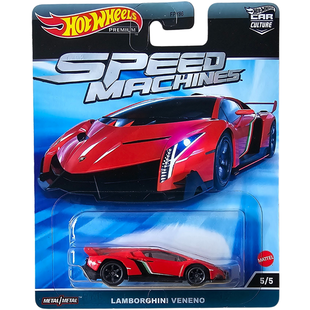 Hot Wheels Premium - Lamborghini Veneno (Speed Machines)