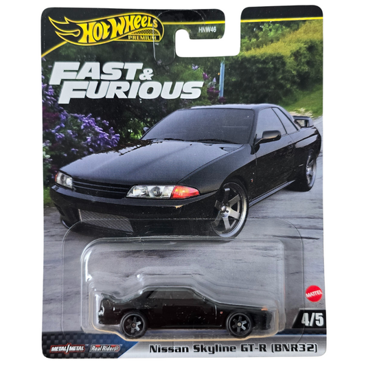 Hot Wheels Premium - Nissan Skyline GT-R (BNR32) (Fast & Furious)