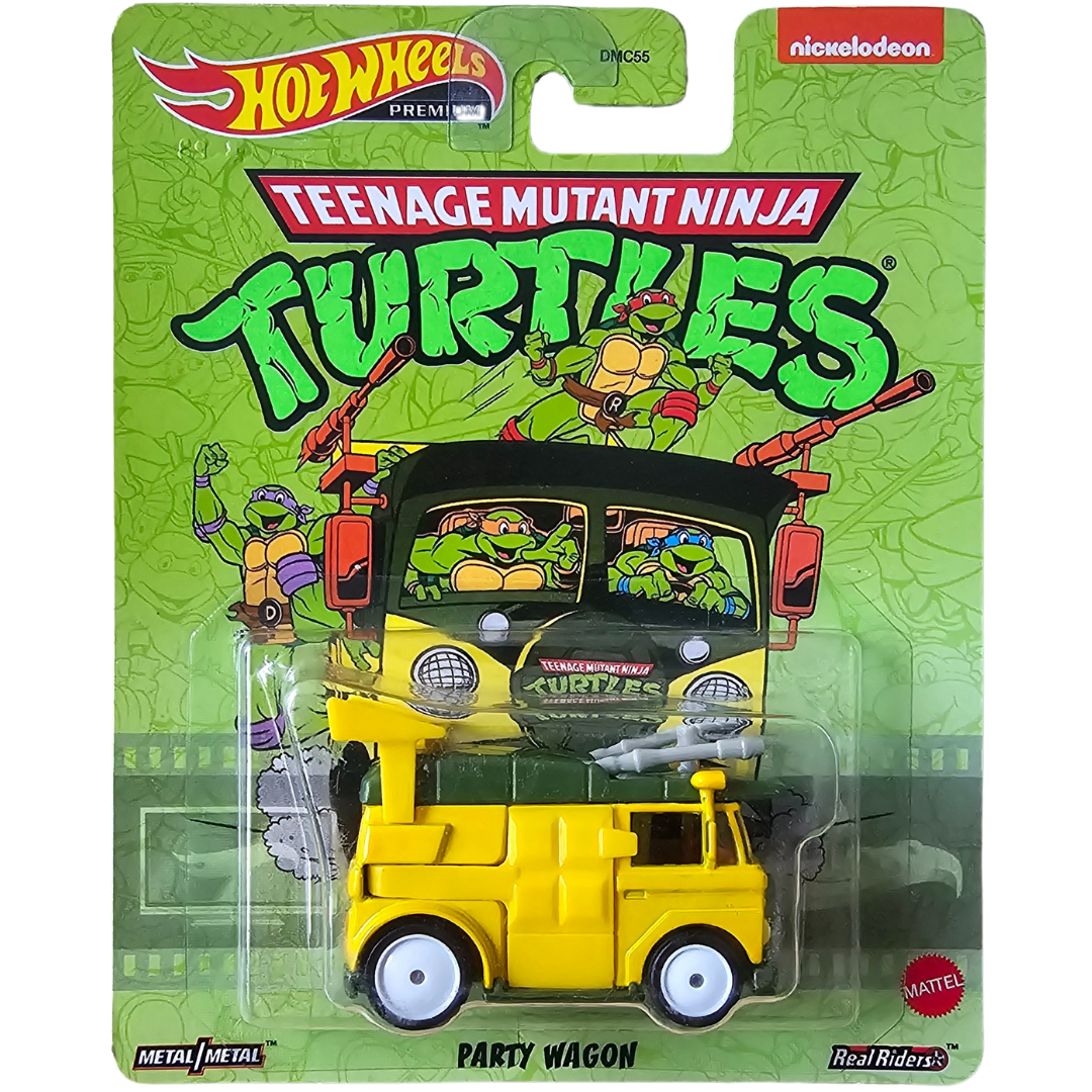 Hot Wheels Premium - Party Wagon (Teenage Mutant Ninja Turtles)