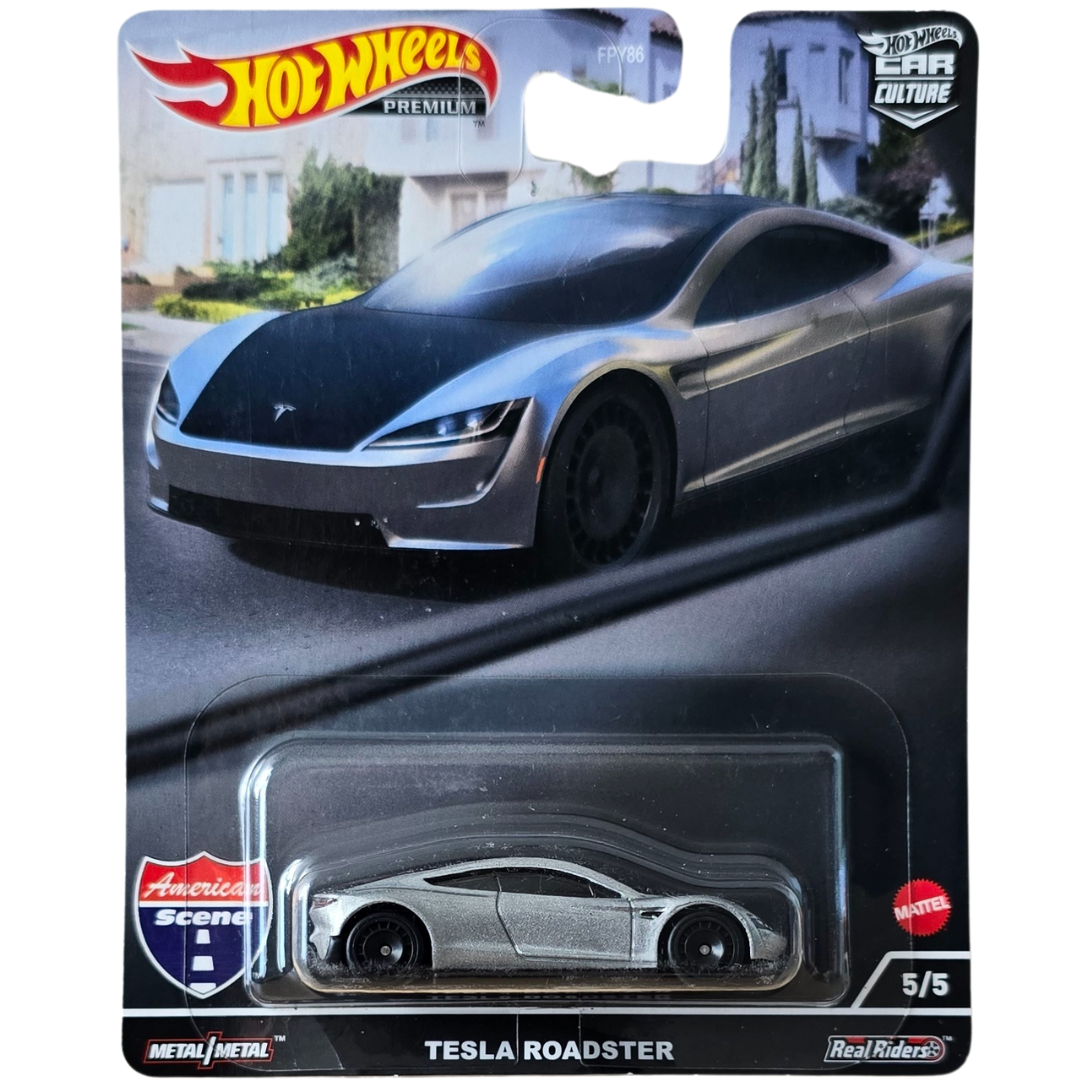 Hot Wheels Premium - Tesla Roadster