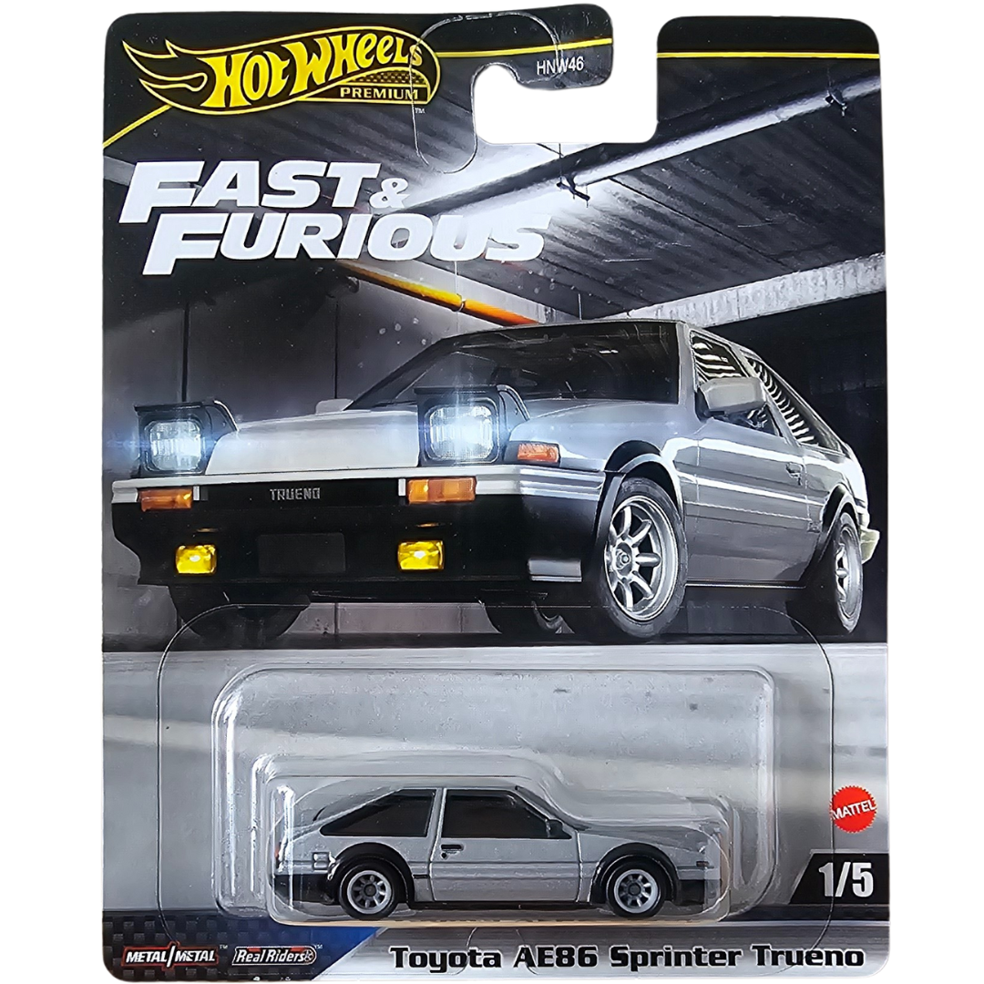 Hot Wheels Premium - Toyota AE86 Sprinter Trueno (Fast & Furious)