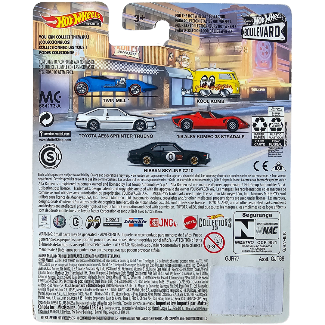 Hot Wheels Premium - Toyota AE86 Sprinter Trueno