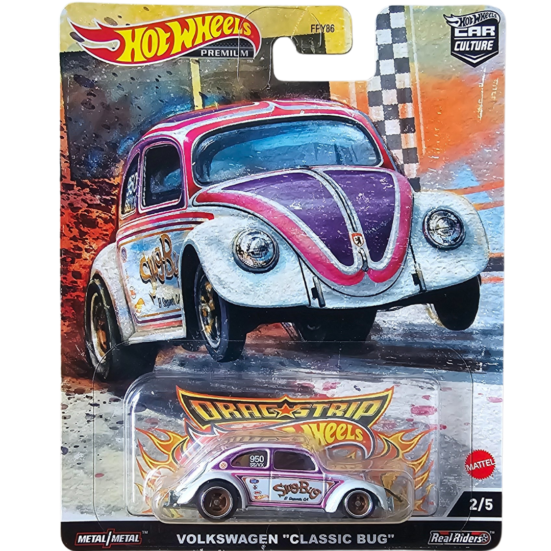 Hot Wheels Premium - Volkswagen Classic Bug (Drag Strip)