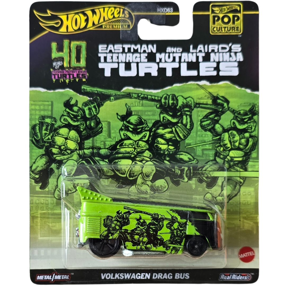 Hot Wheels Premium - Volkswagen Drag Bus (40 Years Of Teenage Mutant Ninja Turtles)