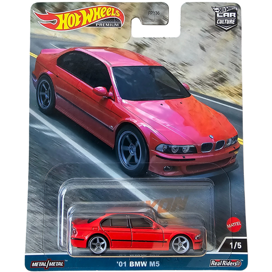 Hot Wheels Premium - '01 BMW M5 (Rojo)