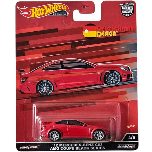 Hot Wheels Premium - '12 Mercedes-Benz C63 AMG Coupe Black Series