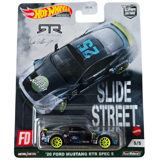 Hot Wheels Premium - '20 Ford Mustang RTR SPEC 5 (Slide Street)