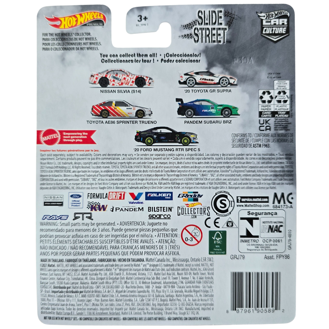 Hot Wheels Premium (Slide Street) - '20 Toyota GR Supra