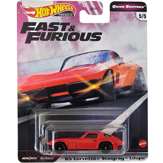 Hot Wheels Premium (Fast & Furious - Quick Shifters) - '65 Corvette Stingray Coupe