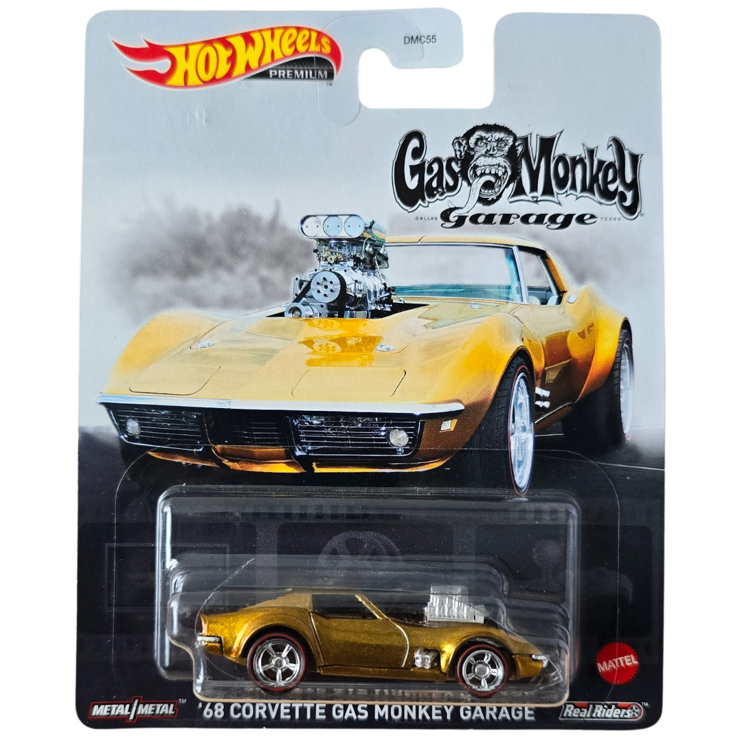 Hot Wheels Premium - '68 Corvette Gas Monkey Garage