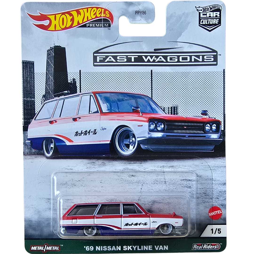 Hot Wheels Premium - '69 Nissan Skyline Van