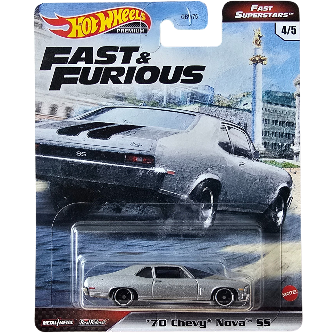 Hot Wheels Premium - '70 Chevy Nova SS (Fast & Furious) (Fast Superstars)