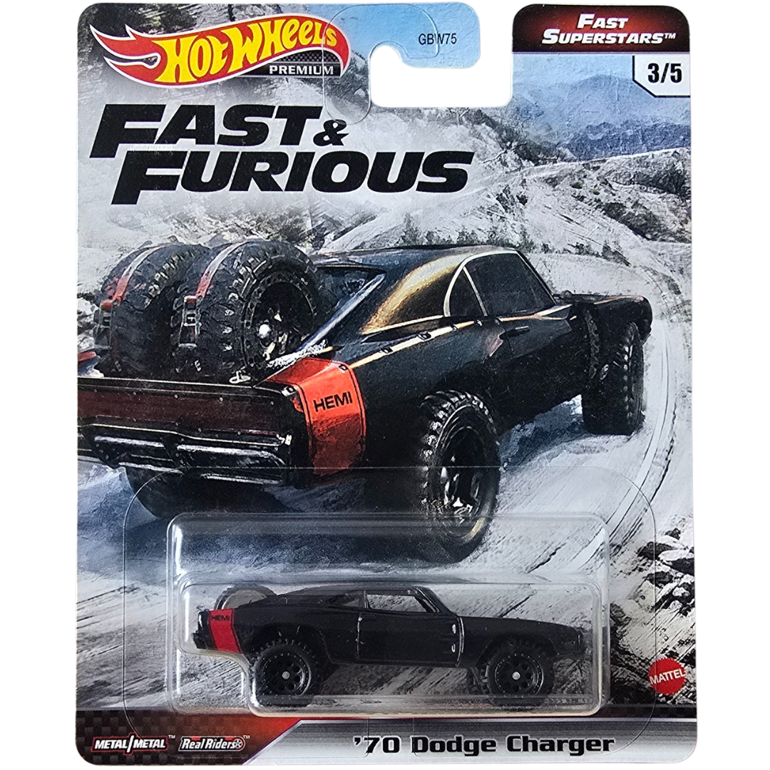 Hot Wheels Premium - '70 Dodge Charger (Fast & Furious) (Fast Superstars)