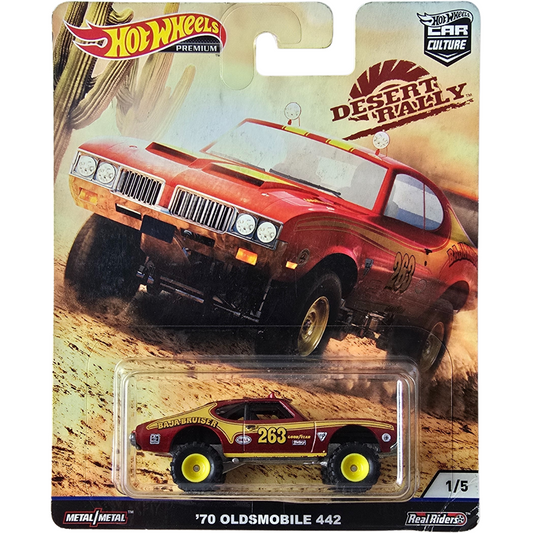 Hot Wheels Premium - '70 Oldsmobile 442 (Desert Rally)