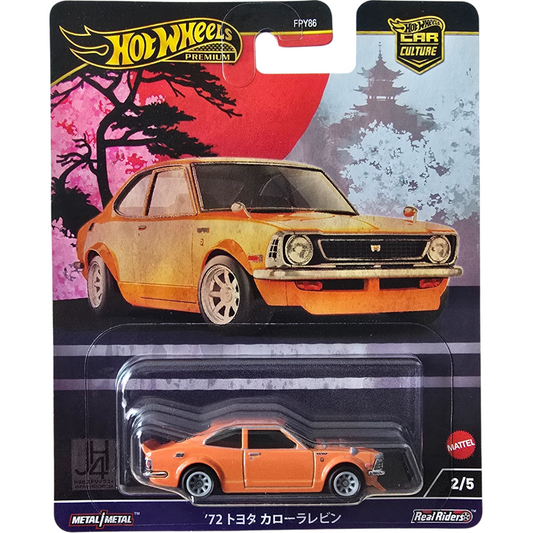 Hot Wheels Premium - '72 Toyota Corolla Levin (Japan Historics 4)