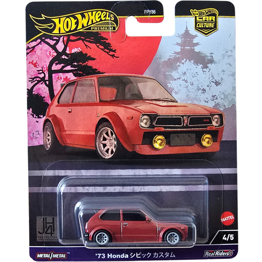 Hot Wheels Premium - '73 Honda Civic Custom (Japan Historics 4)