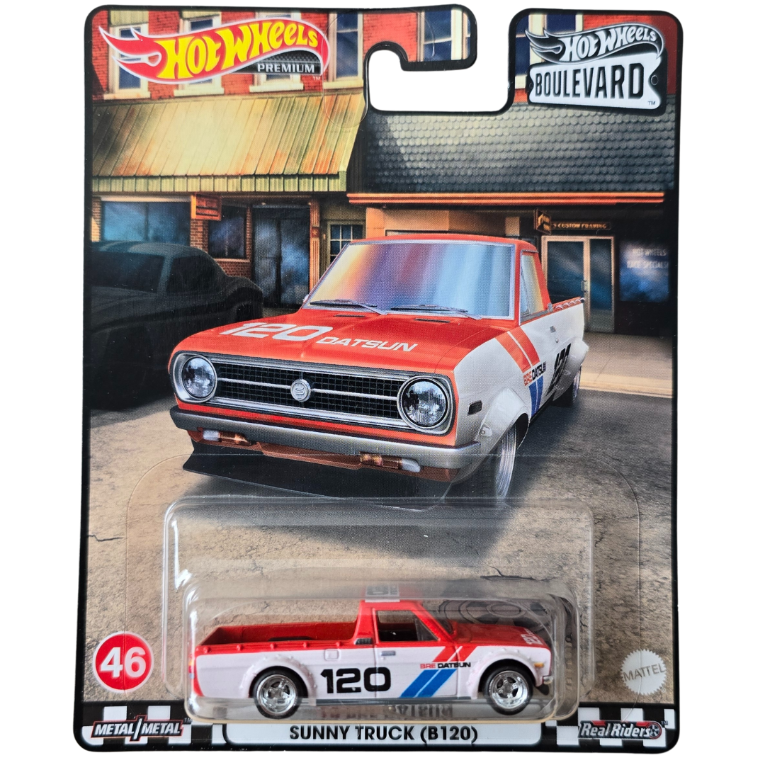 Hot Wheels Premium - '75 Bre Datsun Sunny Truck (B120)