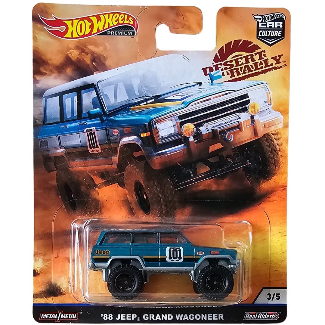 Hot Wheels Premium - '88 Jeep Grand Wagoneer (Blíester Dañado)