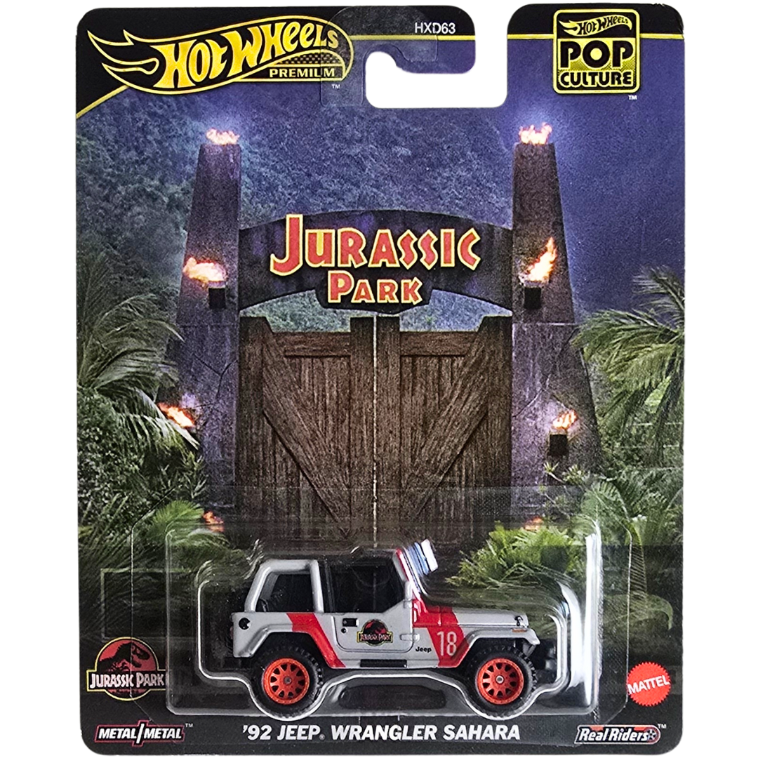 Hot Wheels Premium - '92 Jeep Wrangler Sahara (Jurassic Park)
