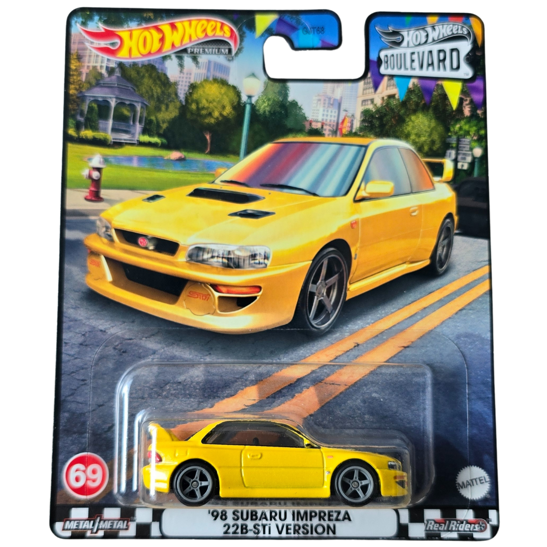 Hot Wheels Premium - '98 Subaru Impreza 22B-STi Version