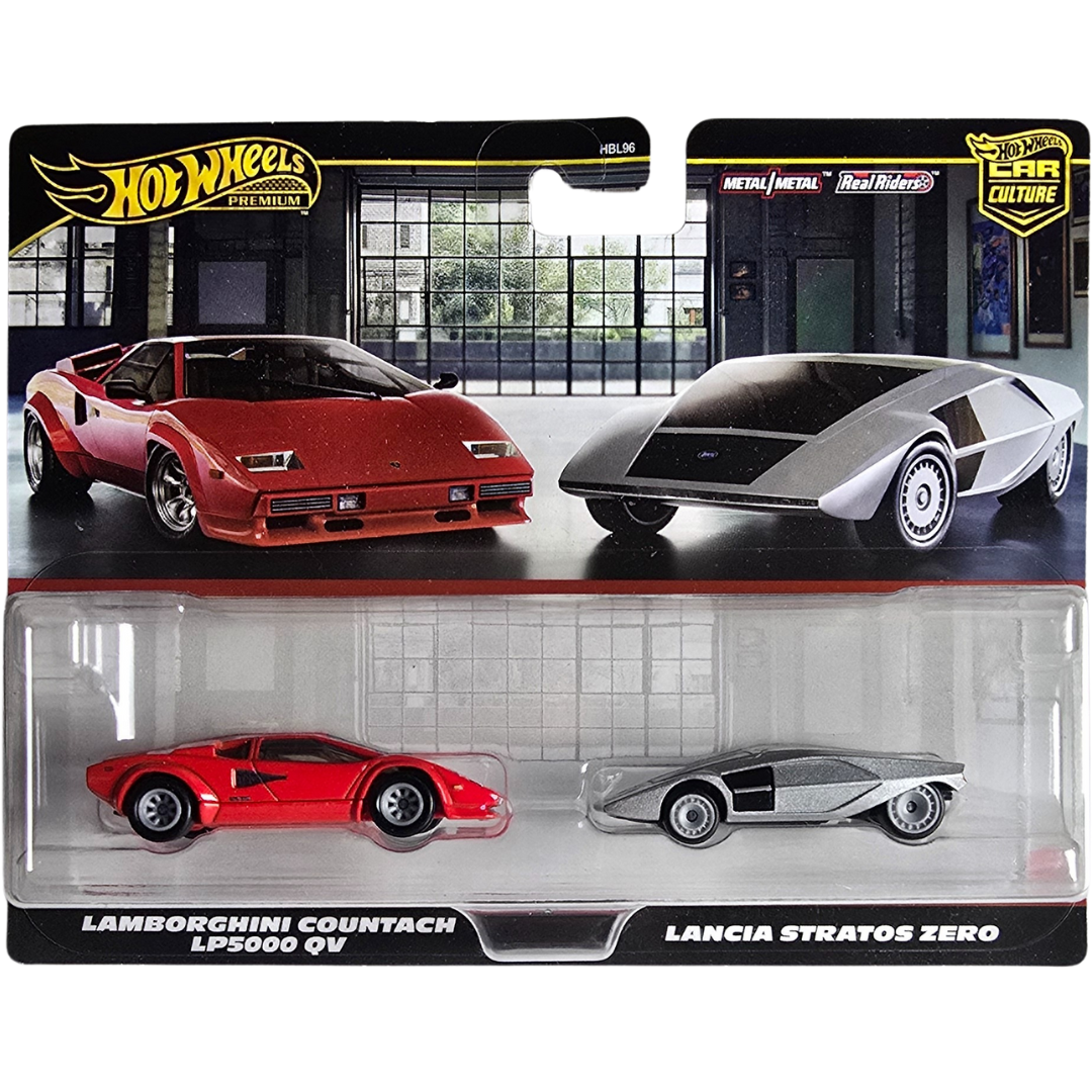 Hot Wheels Premium Euro Speed - Ferrari LaFerrari 1:64, Rouge, Boîte Non Ouverte