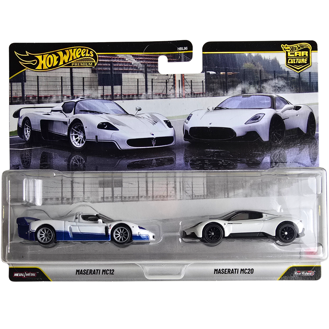 Hot Wheels Premium Duo Pack - Maserati MC12 - Maserati MC20