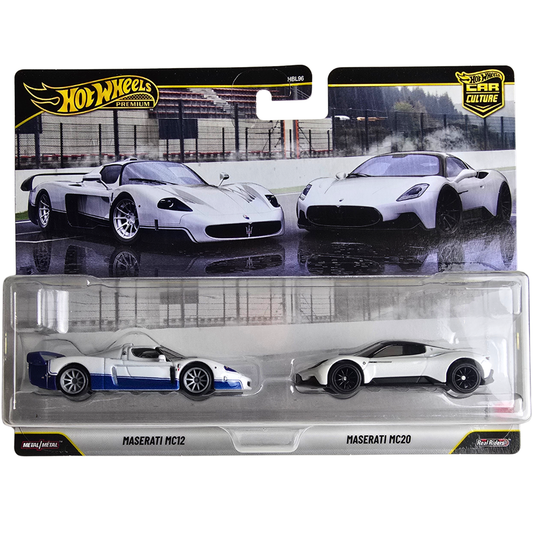 Hot Wheels Premium Duo Pack - Maserati MC12 - Maserati MC20