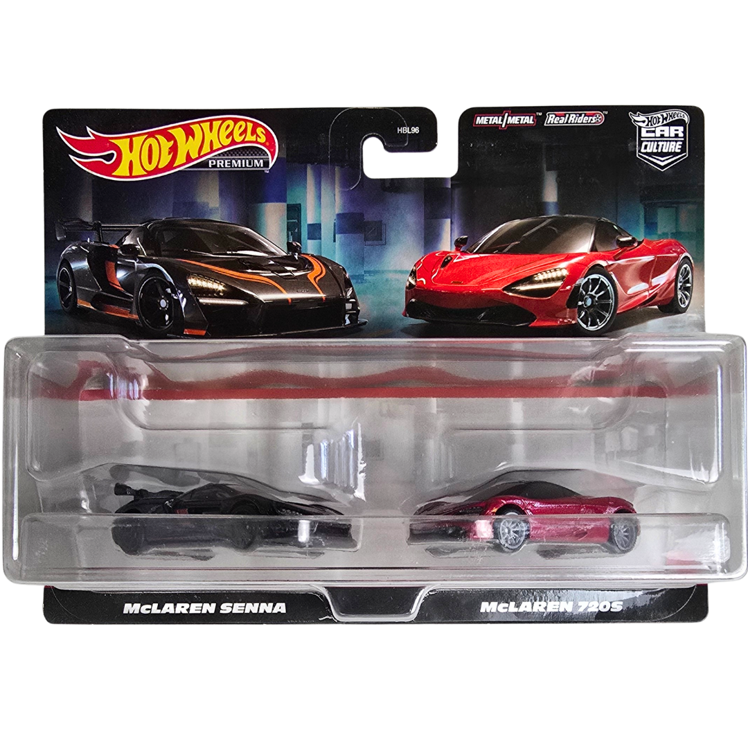 Hot Wheels Premium Duo Pack - McLaren Senna - McLaren 720S