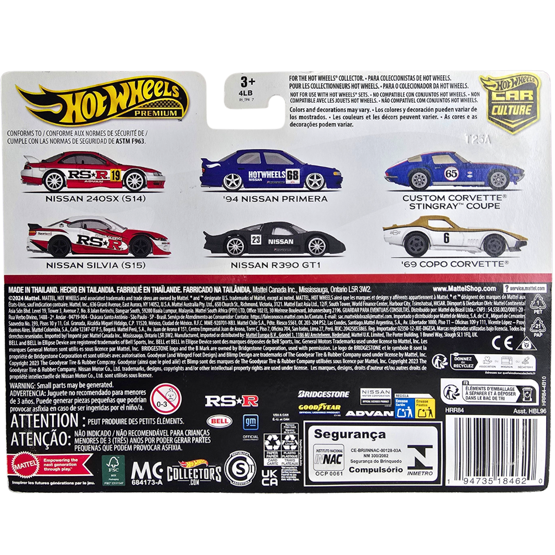 Hot Wheels Premium Duo Pack - Nissan 240SX (S14) - Nissan Silvia (S15)
