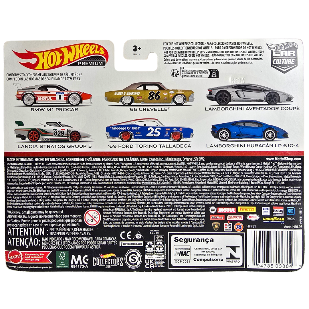 Hot Wheels Premium Duo Pack - '69 Ford Torino Talladega - '66 Chevelle