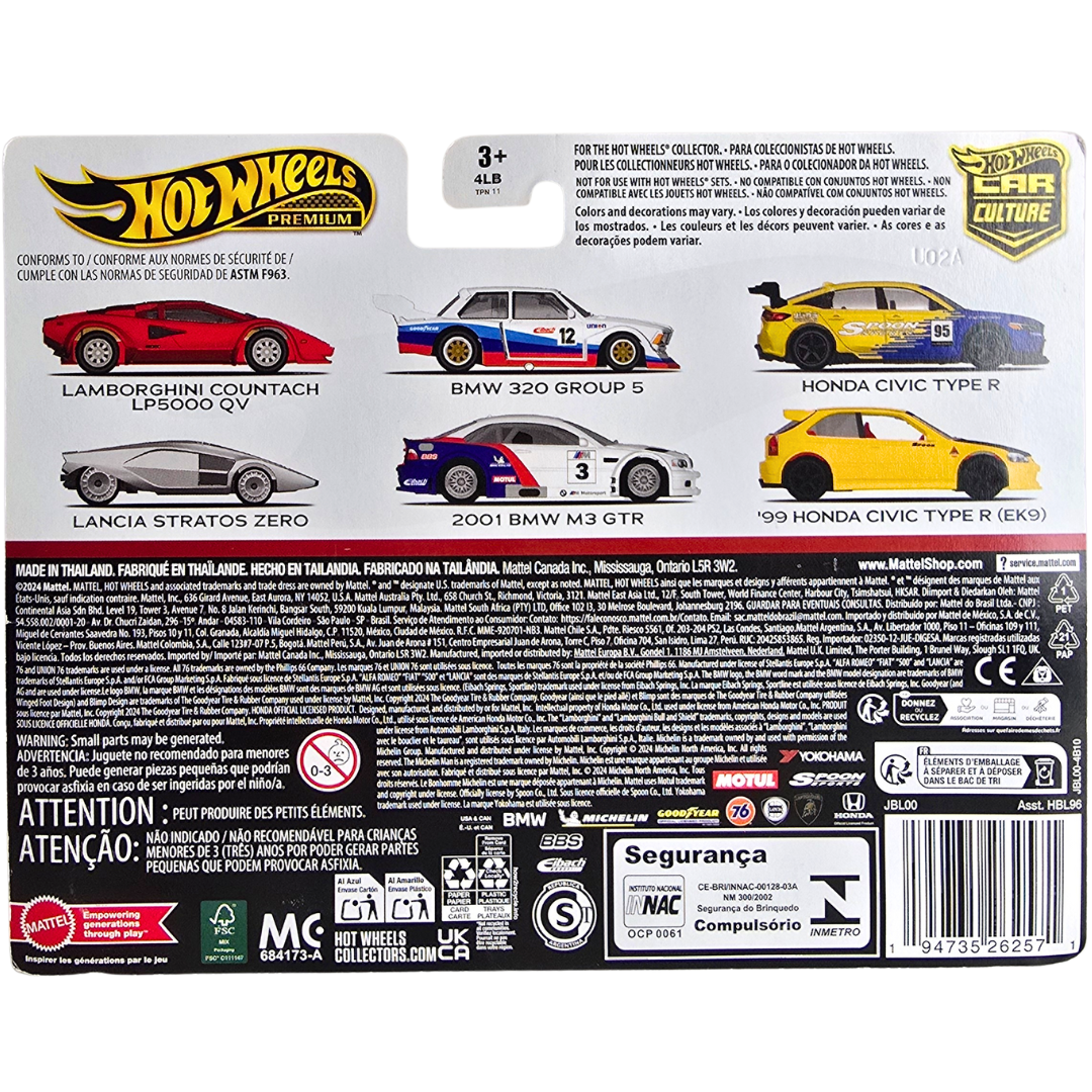 Hot Wheels Premium Duo Pack - '99 Honda Civic Type R (EK9) - Honda Civic Type R