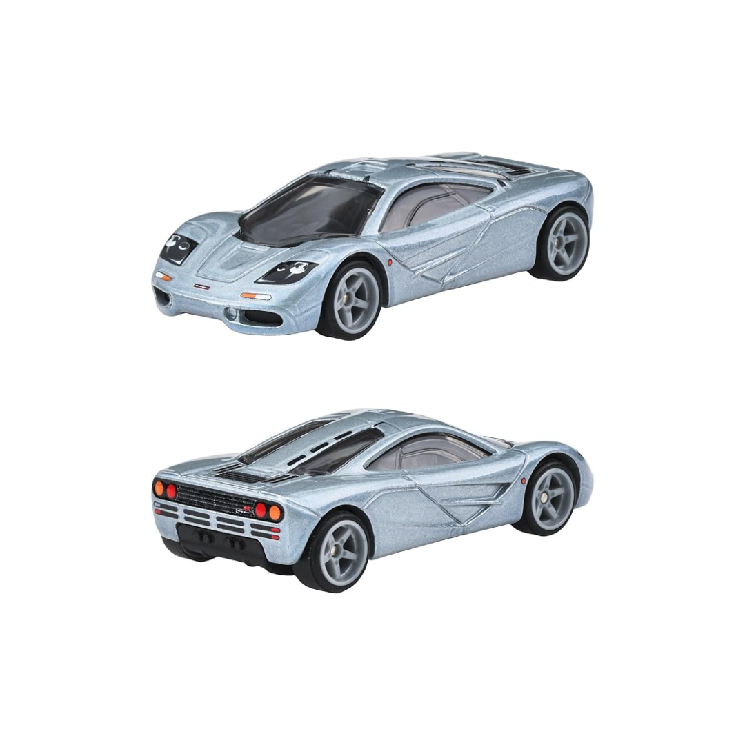 Hot Wheels Premium Set - 1997 Porsche 911 GT1 - McLaren F1 - 1997 Mercedes-Benz CLK-GTR - Fleet Street