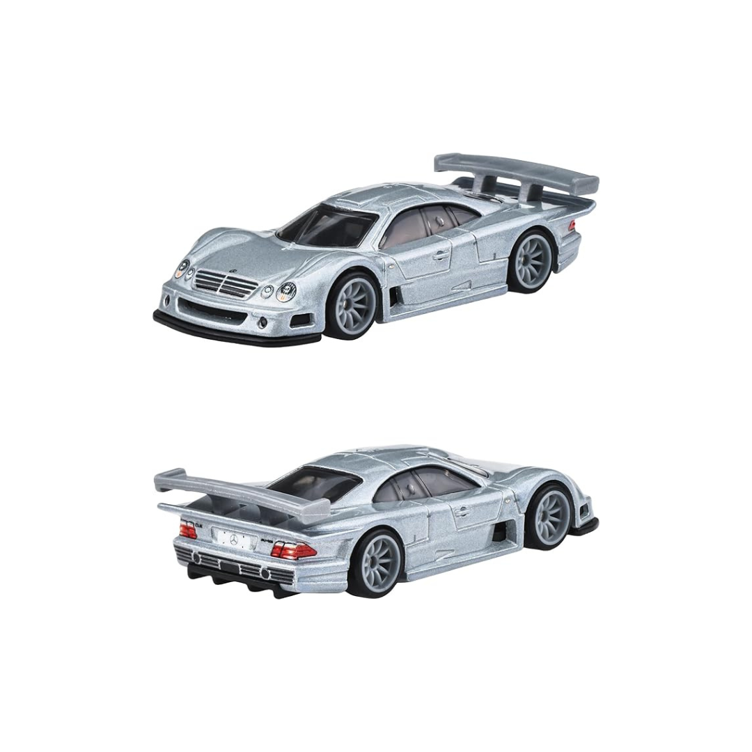 Hot Wheels Premium Set - 1997 Porsche 911 GT1 - McLaren F1 - 1997 Mercedes-Benz CLK-GTR - Fleet Street