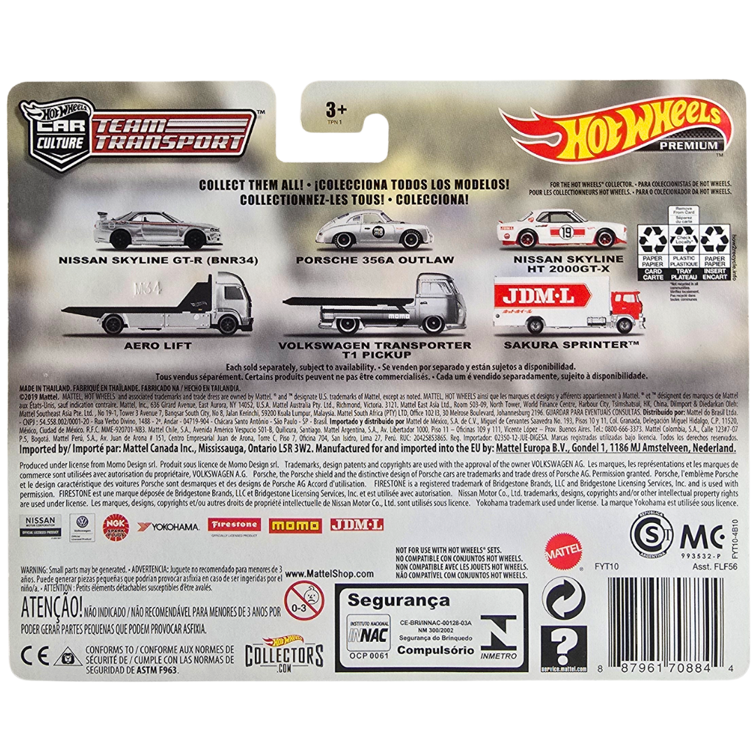 Hot Wheels Premium Team Transport #12 - Nissan Skyline GT-R (BNR34) - Aero Lift
