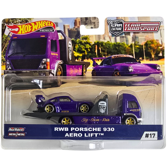 Hot Wheels Premium Team Transport #17 - RWB Porsche 930 - Aero Lift