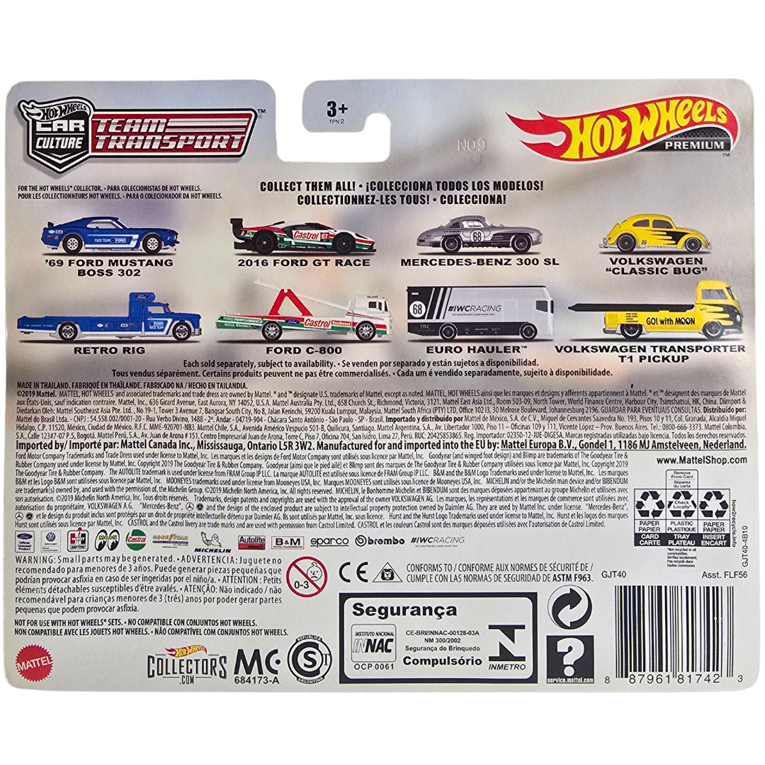 Hot Wheels Premium Team Transport #20 - 2016 Ford GT Race - Ford C-800