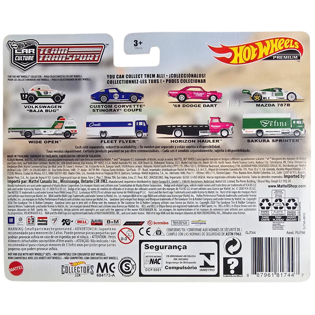 Hot Wheels Premium Team Transport #23 - Volkswagen "Baja Bug" - Wide Open