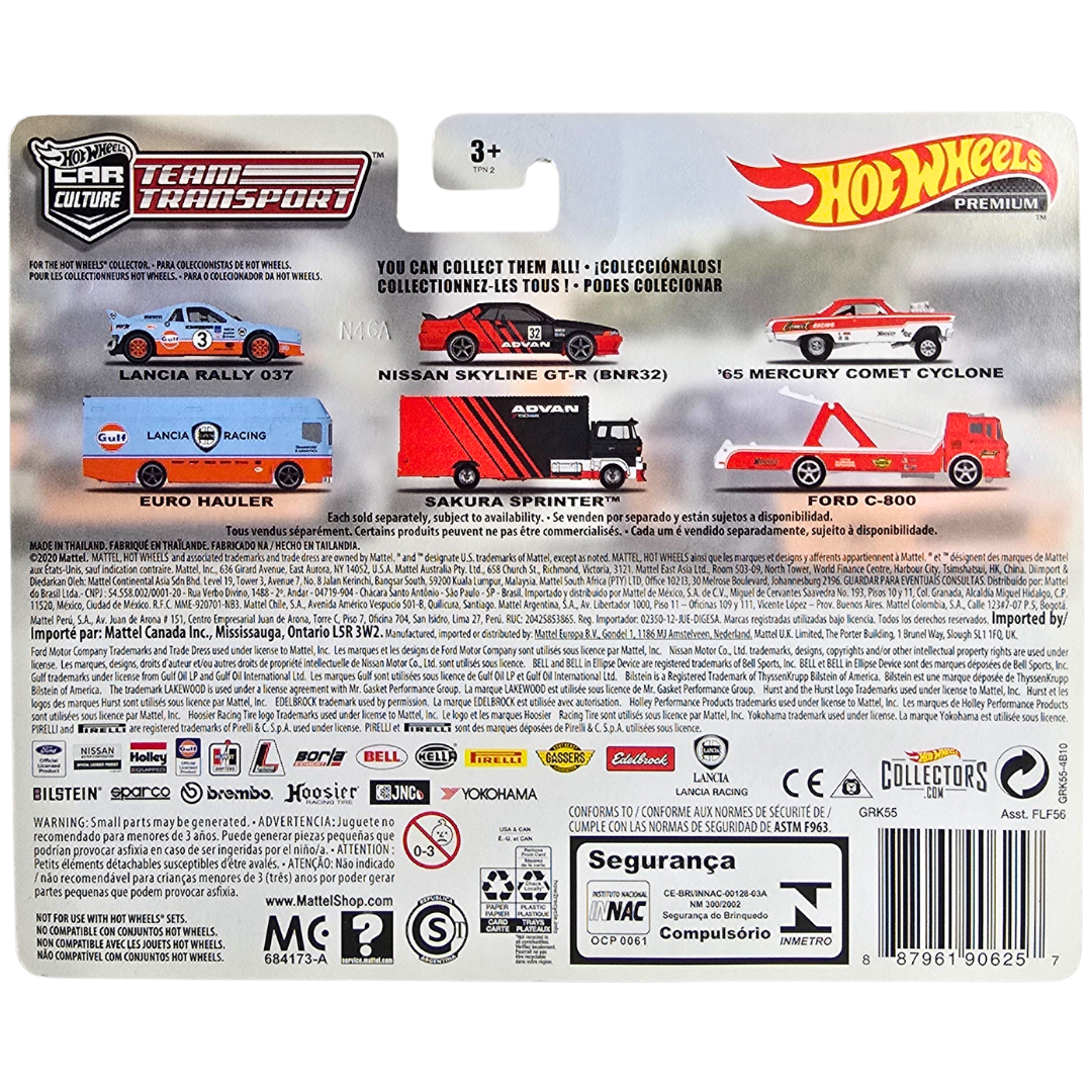 Hot Wheels Premium Team Transport #27 - Nissan Skyline GT-R (BNR32) - Sakura Sprinter