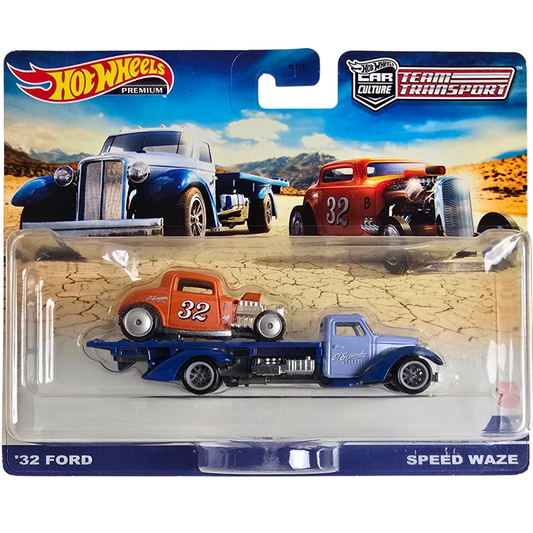 Hot Wheels Premium Team Transport #32 - '32 Ford - Speed Waze