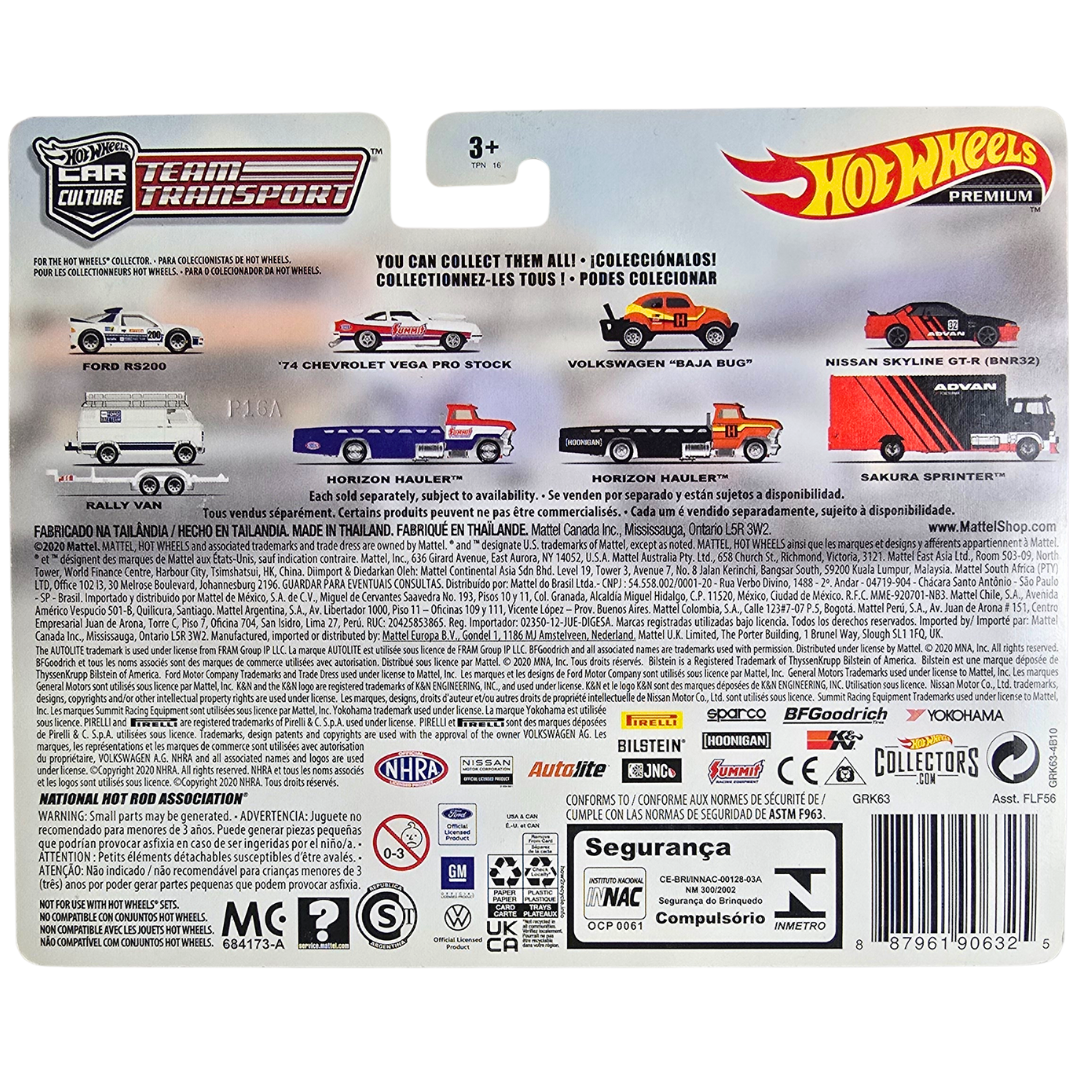 Hot Wheels Premium Team Transport #34 - '74 Chevrolet Vega Pro Stock - Horizon Hauler